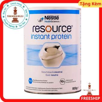 sữa tiểu đường RESOURCE INSTANT PROTEIN 800G NESTLE Đức cho người ăn kiêng, ổn định đường huyết bồi bồi bổ sức khoẻ