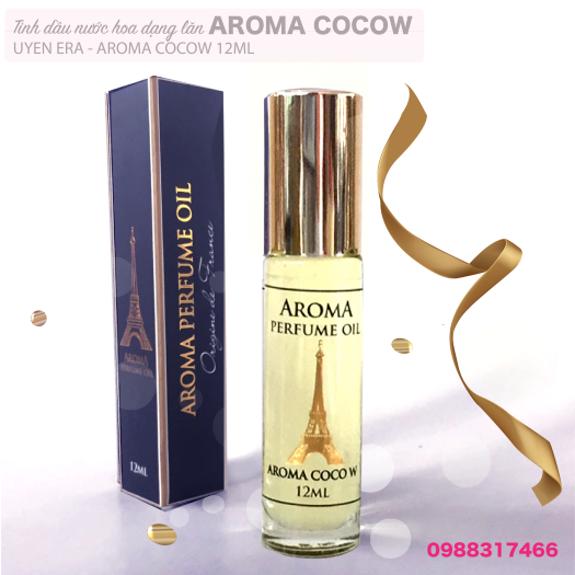 Tinh dầu nước hoa Pháp dạng lăn 12ml Aroma