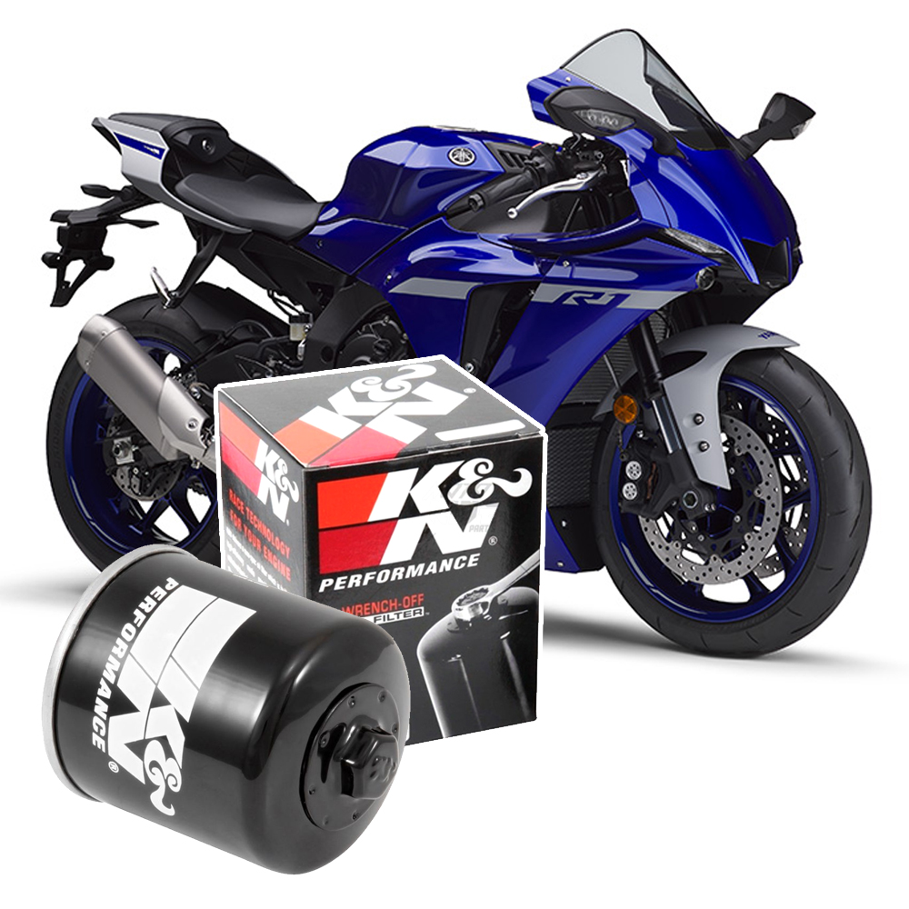 Lọc nhớt, lọc dầu k&n kn-204-1 các dòng xe yamaha , honda , triumph