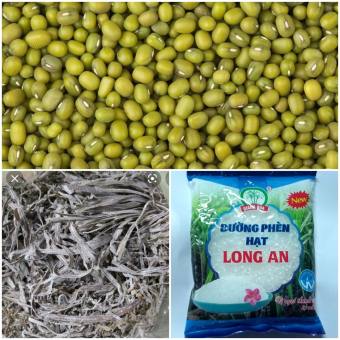 Combo nấu chè gồm 500g đậu xanh + 100g phổ tai + 500g đường phèn