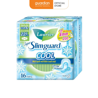 Băng vệ sinh Laurier Siêu mỏng 1mm mát lạnh 22,5cm 16Miếng