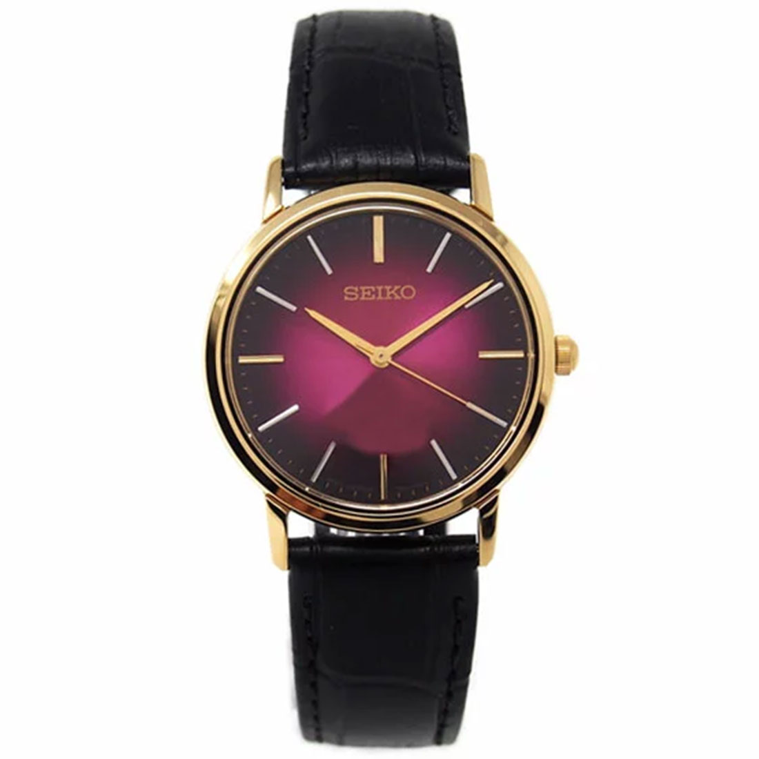 Seiko JDM Selection SCXP138 SCXP138J1 SCXP138J Ladies Leather Pink Dial Watch