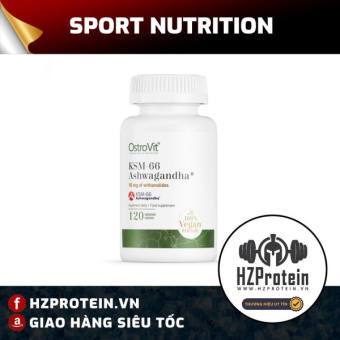 Ostrovit KSM-66 Ashwagandha, Nhân Sâm Ấn Độ - 120 viên