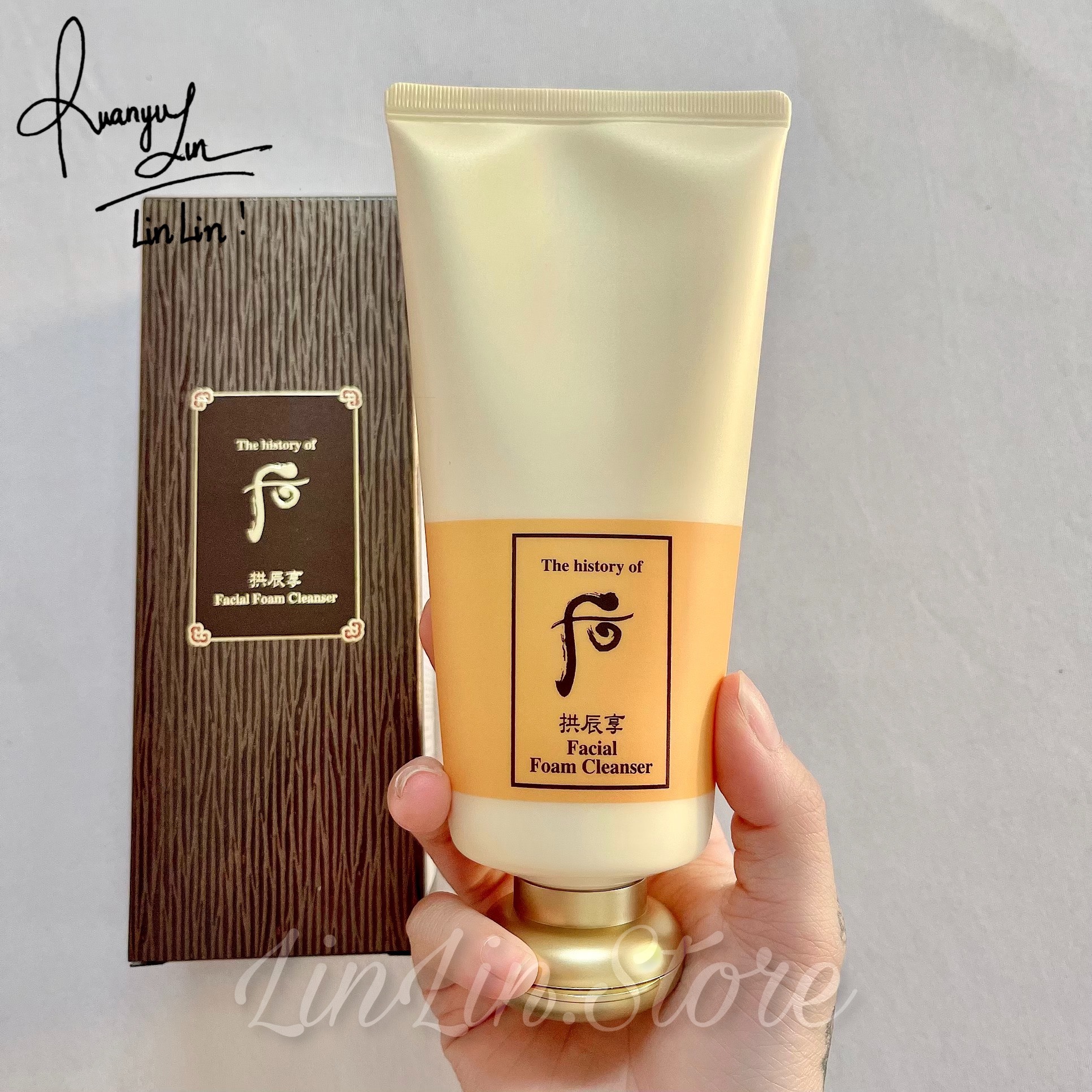 Sữa rửa mặt dưỡng ẩm Đông Y Whoo Facial Foam Cleanser 180ml