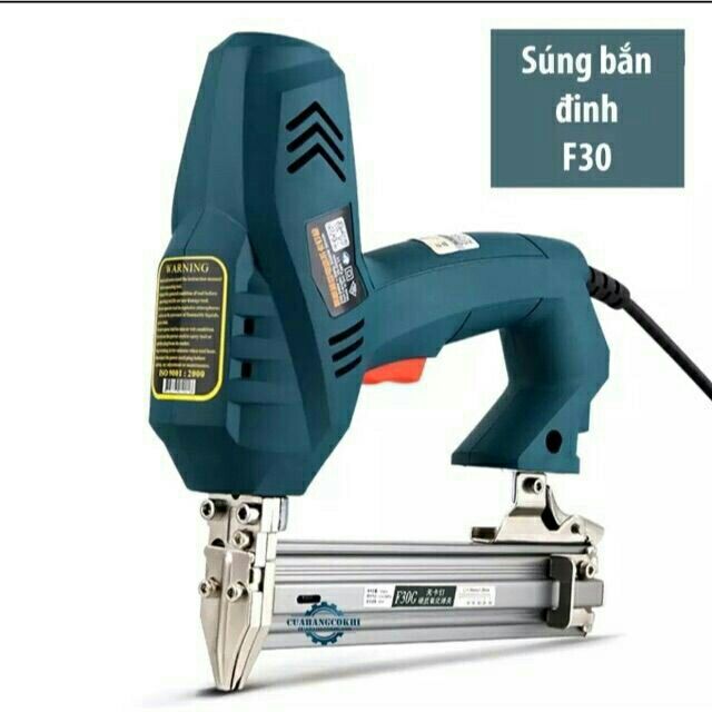 Máy bắn đinh f30 dùng điện cao cấp bắn đinh 3 phân bảo hành 6 tháng
