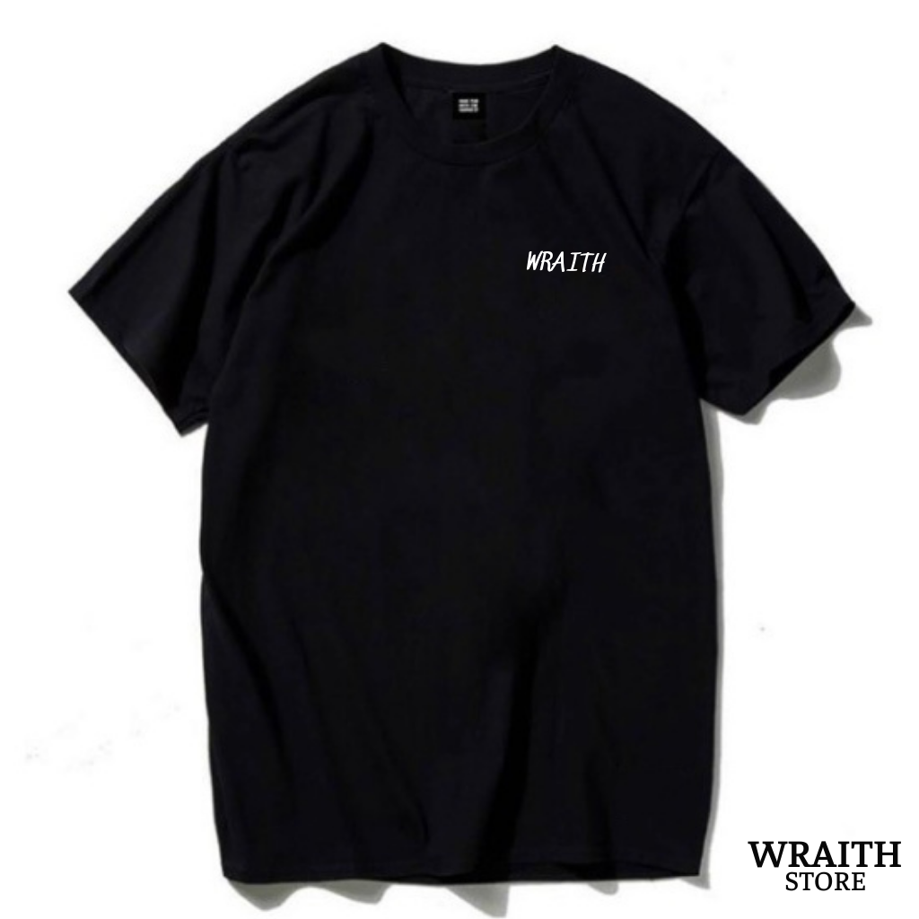 Áo thun trơn wraith basic tee - đen và trắng