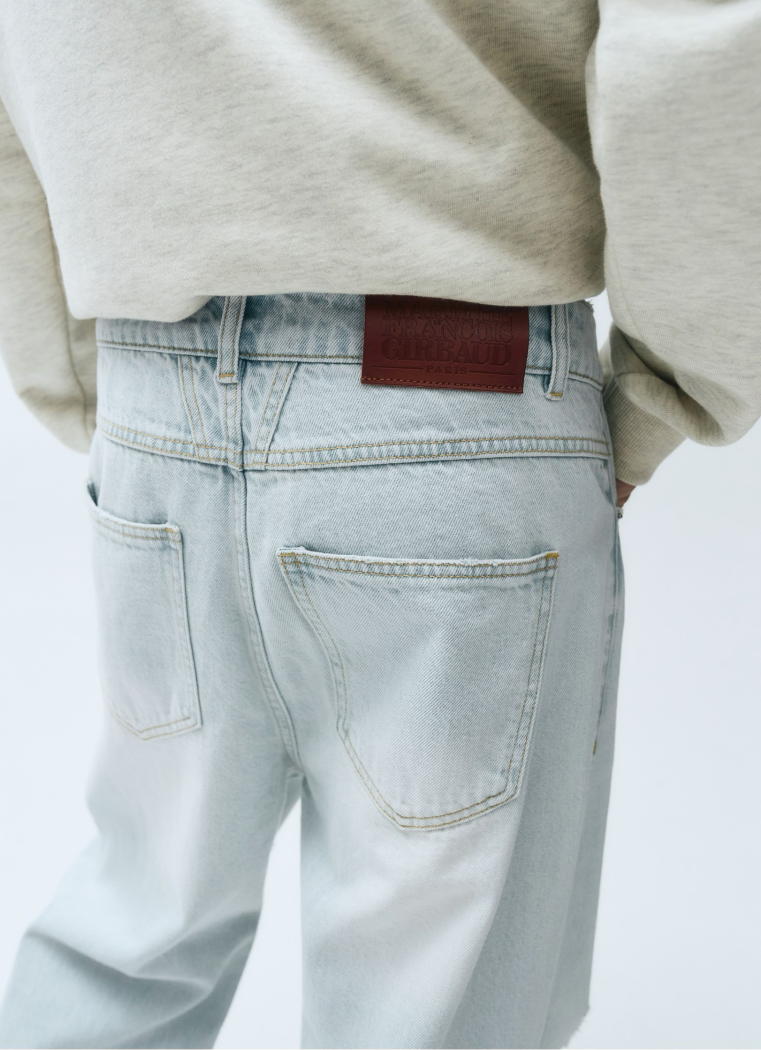 MARITHE FRANCOIS GIRBAUD M Damaged Washing Denim Pants - 2 Colors (2025 New) · v2