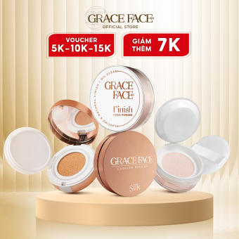 Combo phấn nước và phấn phủ kiềm dầu che khuyết điểm