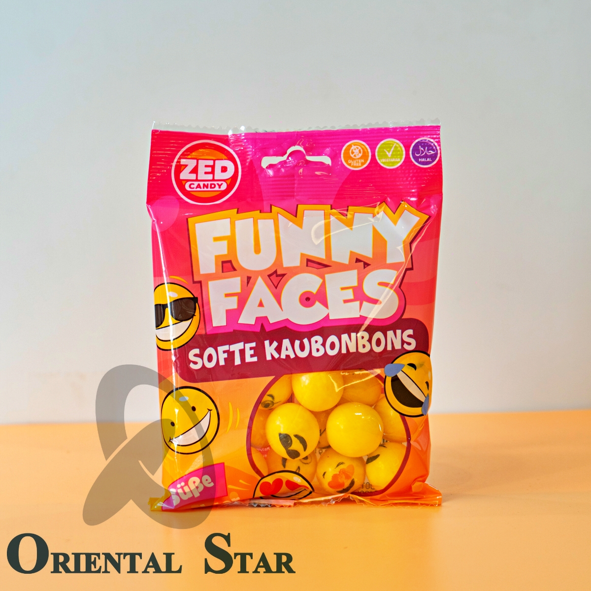 Kẹo mặt cười Funny Faces kẹo dẻo trái cây Zed Candy