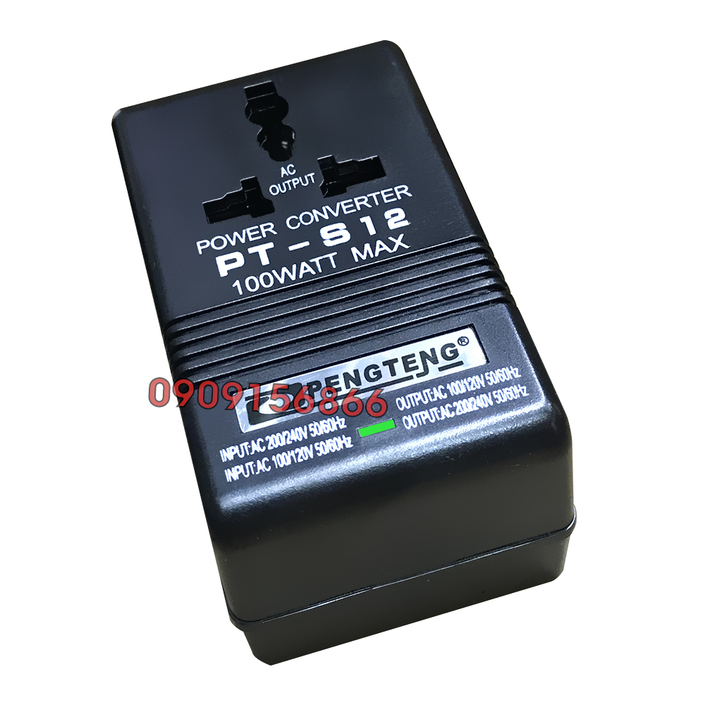 Cục đổi nguồn s12 220v sang 110v