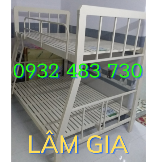 Giường sắt tầng trẻ em cao cấp 1m2x1m6 hộp 48
