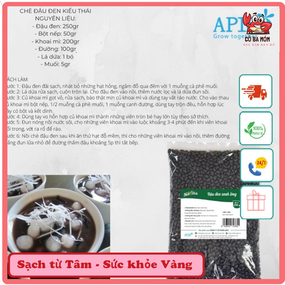 1 GÓI ĐẬU ĐEN XANH LÒNG NAVITA 500G || CÔ BA MÓM - ĐẶC SẢN NAM BỘ