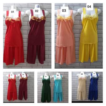 Đồ bộ thun lạnh lửng Bộ đồ thun lạnh mặc nhà giá rẻ freesize dưới 60kg