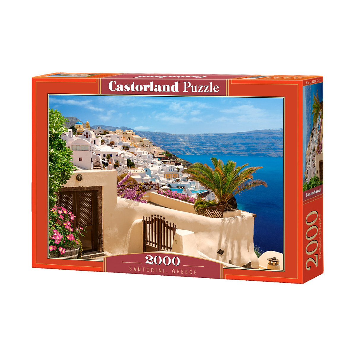 Đồ chơi ghép hình puzzle Santorini view 2000 mảnh Castorland C200672