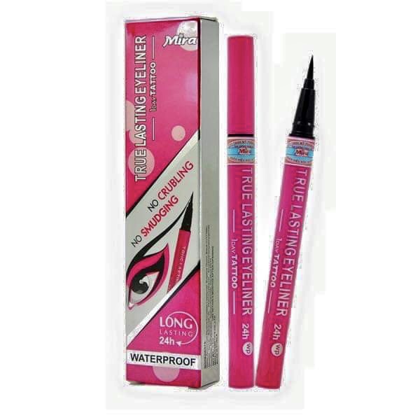 Bút kẻ mắt nước mira hàn quốc không lem không trôi 24 giờ true lasting eyeliner 0,8ml