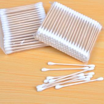 tăm bông cán gỗ bịch 100 que