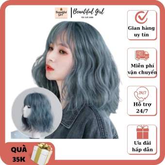 QUEEN [FREE SHIP] TÓC GIẢ NGUYÊN ĐẦU XÙ LỬNG - TÓC GIẢ XOĂN XÙ LỬNG  (NĐXL005)