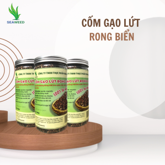 COMBO 3 HỘP - CỐM GẠO LỨT RONG BIỂN 300G