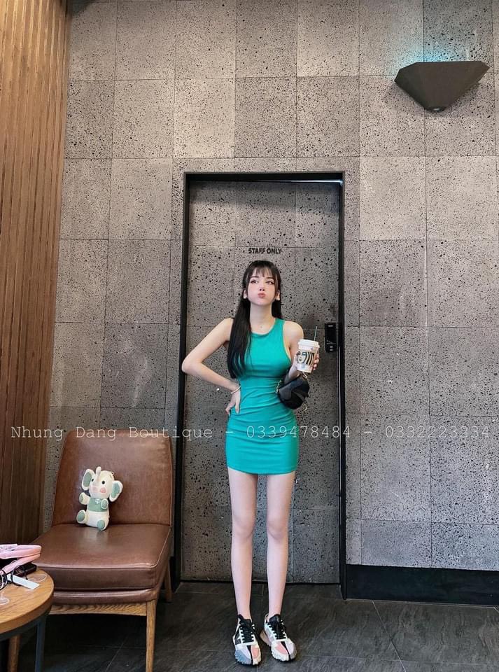 Đầm Body Sát Nách Phom Ngắn Chất Thun Gân Thích Hợp Mặc Đi Tiệc Đi Làm Đi Chơi Phù Hợp Với Mọi Phong Cách