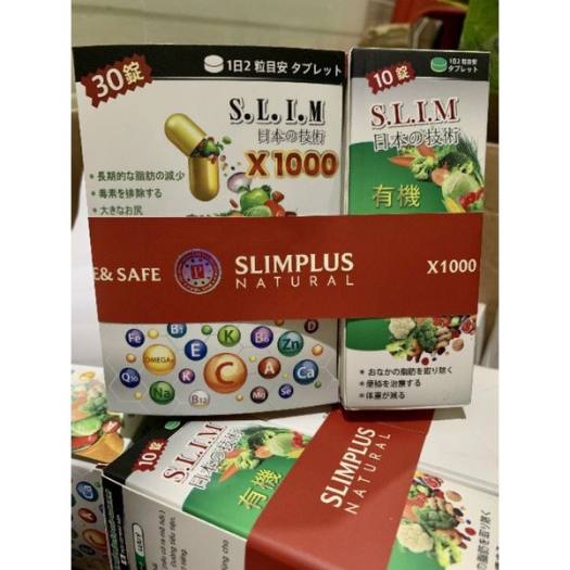 Thảo Mộc Slim Fit mẫu mới - giảm cân S.L.I.M SlimPlus Slimnature x1000
