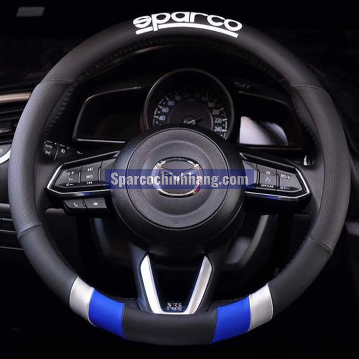 Bọc vô lăng sparco spc1115bl chính hãng