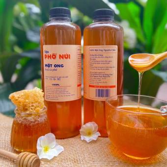 Mật Ong Hoa Cà Phê Nguyên Chất Tiệm Phố Núi 1000ML