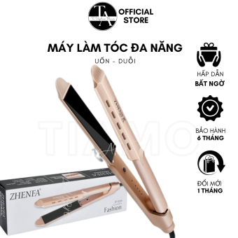 Máy ép tóc máy duỗi tóc máy uốn tóc ZHENFA - kiểu máy làm tóc đa năng có thể duỗi ép tóc tạo kiểu chính hãng TIAMO