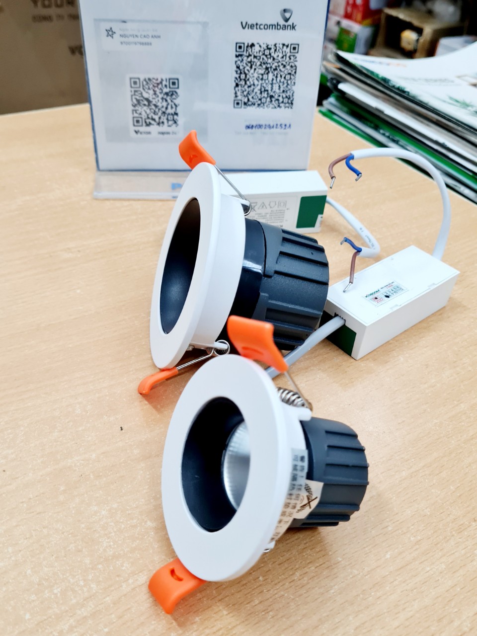 Đèn led âm trần kosoomdownlight mắt rọi cob 5w/7w/15w - ánh sáng trắng/vàng/trung tính