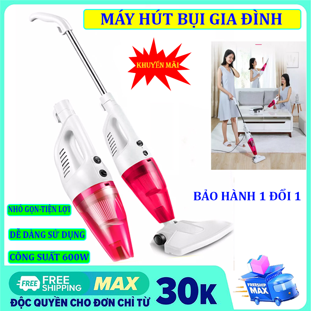 Máy hút bụi gia đình, may hut bui thong minh. công suất lớn, lực hút mạnh, giúp hút nhanh các vết bụi bẩn, tiết kiệm thời gian,lỗi 1 đổi 1 trong 7 ngày.