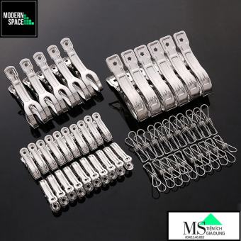 Bộ Kẹp quần áo Inox Cao cấp GD-366 - Kẹp càng cua Chăn mền