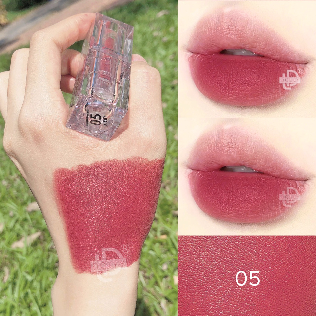 Son thỏi lì siêu mịn môi dolly variety