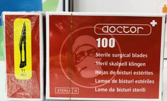 Dao mổ số 11 (hộp 100 cái), dao chích mụn