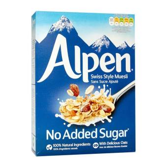 Ngũ cốc giảm cân hoa quả sấy khô Alpen không đường nho, hạnh nhân, hạt dẻ 560gr NK Anh