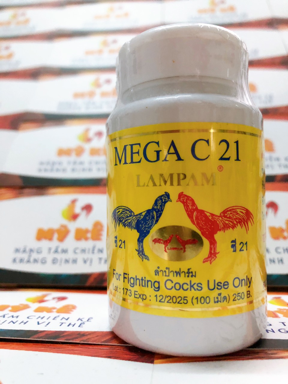 Thuốc gà đá tăng lực megac21 thái lan - hộp 100 viên
