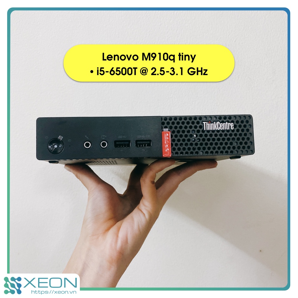Máy tính mini pc lenovo m910q tiny i5-6500t @ 2.5-3.1 ghz