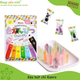 Kẹo bút chì trái cây Kanro Nhật Bản mix vị 80g