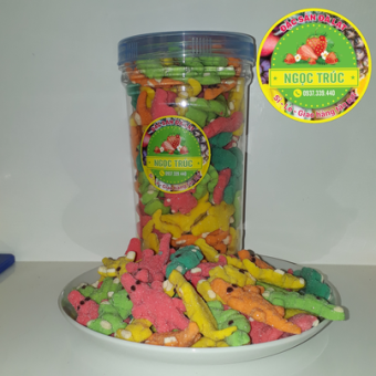 HŨ KẸO DẺO TRÁI CÂY HÌNH THÚ SIÊU NGON - HŨ 400gram