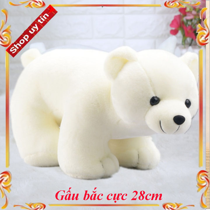 Gấu bông , thú nhồi bông - Gấu Trắng