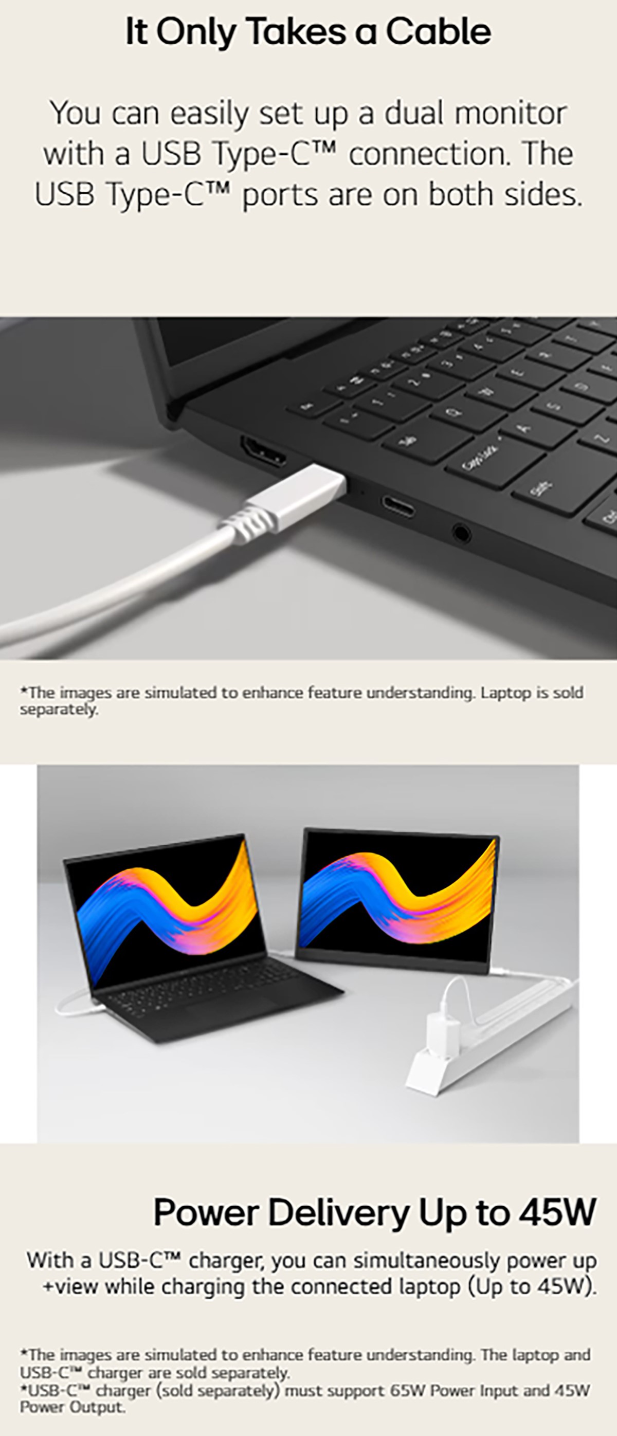 [Pre-Order] LG 16MR70.ASDA3 Gram +view WQXGA (2560 x 1600) Portable IPS Display | Folio Cover/Stand | Lightweight (670g) · v4