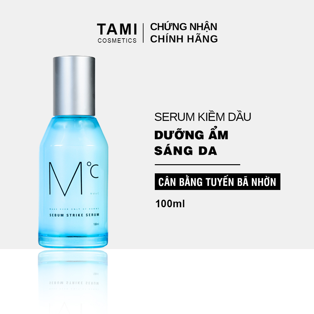 Serum kiềm dầu và dưỡng ẩm dành cho nam MdoC Sebum Strike Serum Tinh chất dưỡng ẩm và kiểm soát tiết dầu TM-MSR01