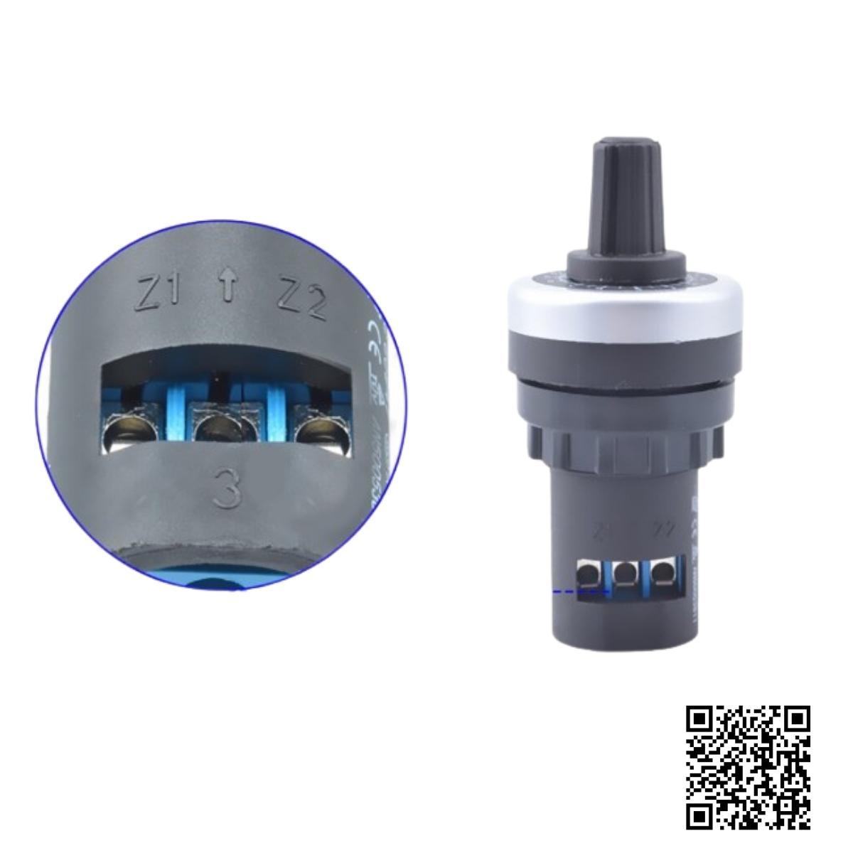 Biến trở LA42DWQ phi 22mm lắp tủ điện chiết áp 1K 2K 5K 10K 50K 100K 200K 500K dùng trong biến tần đ