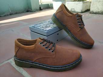 Giày bốt nam da bò phong cách cao bồi