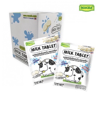 HCM - Kẹo sữa bò Milk Tablet 18g Thái Lan