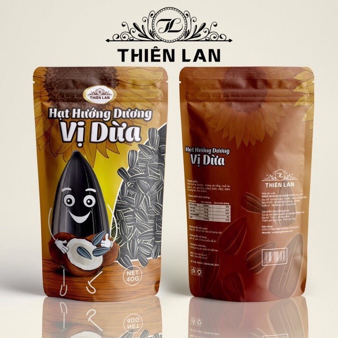 Combo hạt hướng dương thiên lan vị dừa