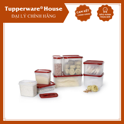 Bộ hộp kệ bếp Tupperware Modular Mate Vuông & Oval