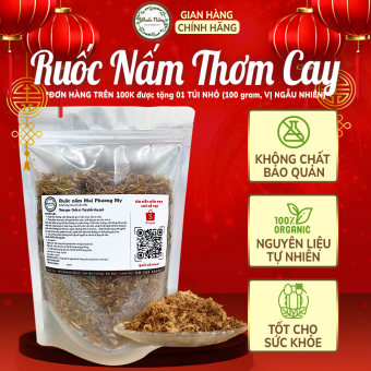 500g Ruốc nấm hương chay vị thơm cay - Ruốc nấm Mai Phương My