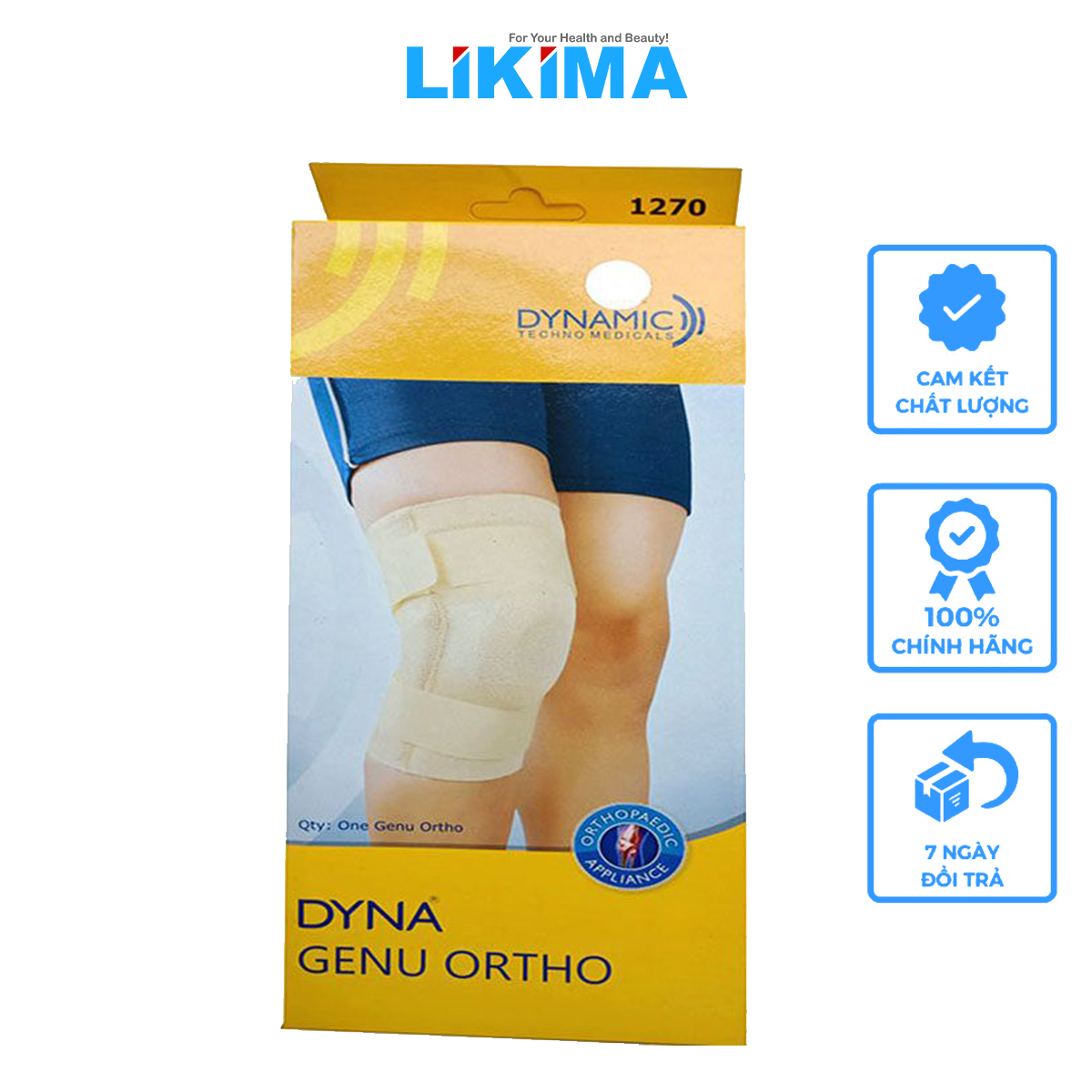 Đai cố định đầu gối dyna genu – 1270 likima