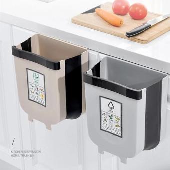 Thùng Rác Treo Tủ Bếp Gấp Gọn Thông Minh 2 Size Tiện Lợi