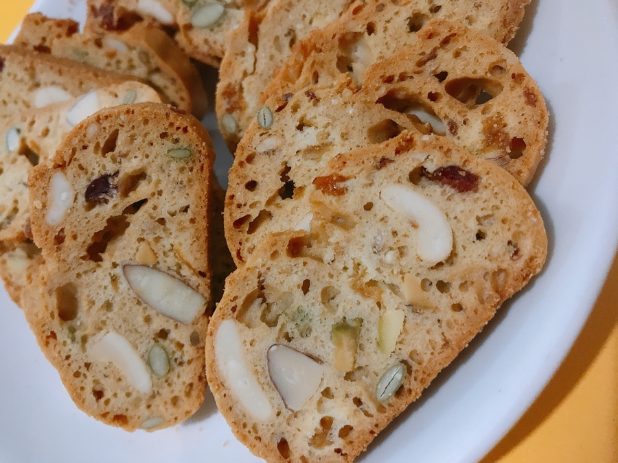 200gr vị thường- bánh biscotti không đường ăn kiêng giảm cân AKI