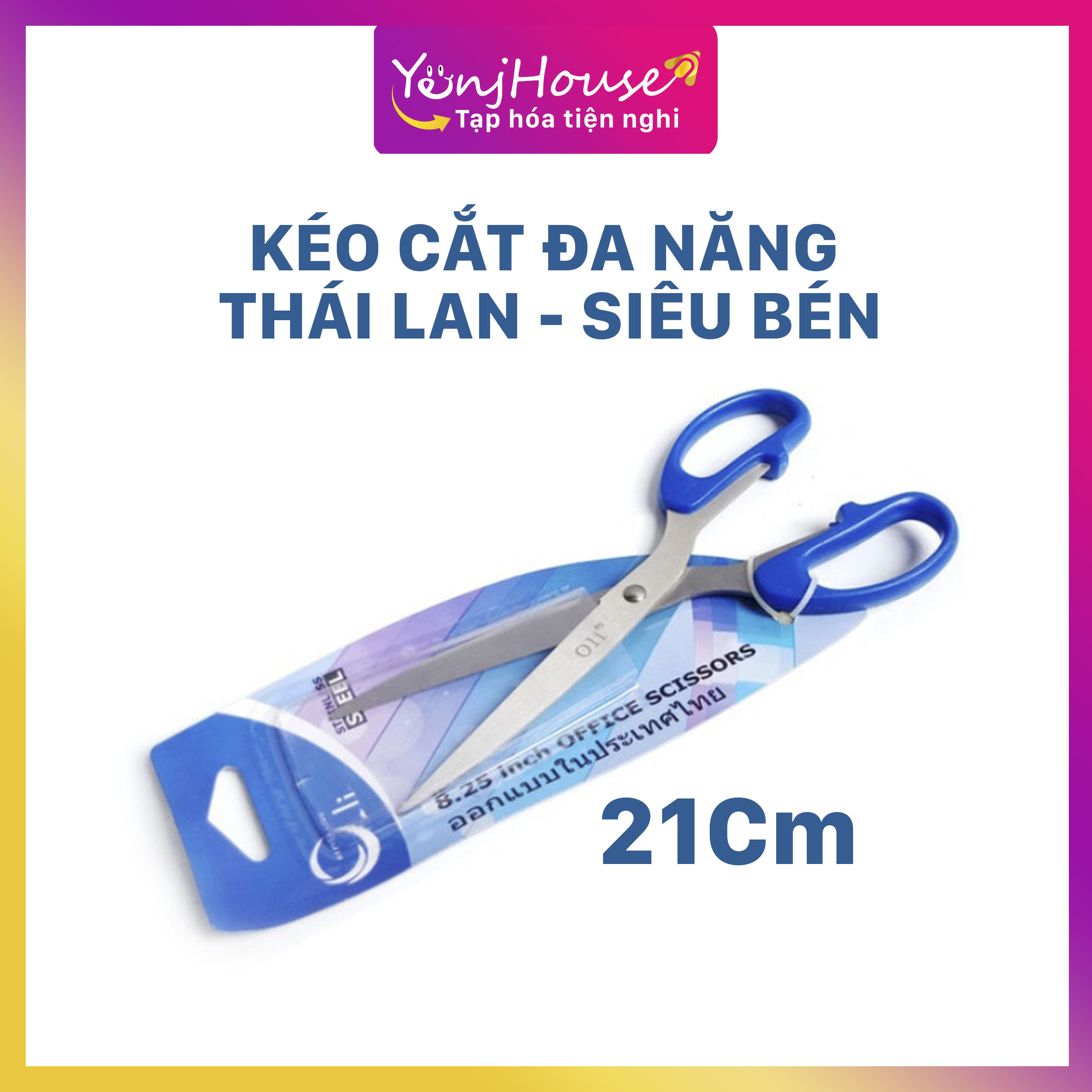 Kéo cắt đa năng 21cm thái lan siêu bén - yenjhouse